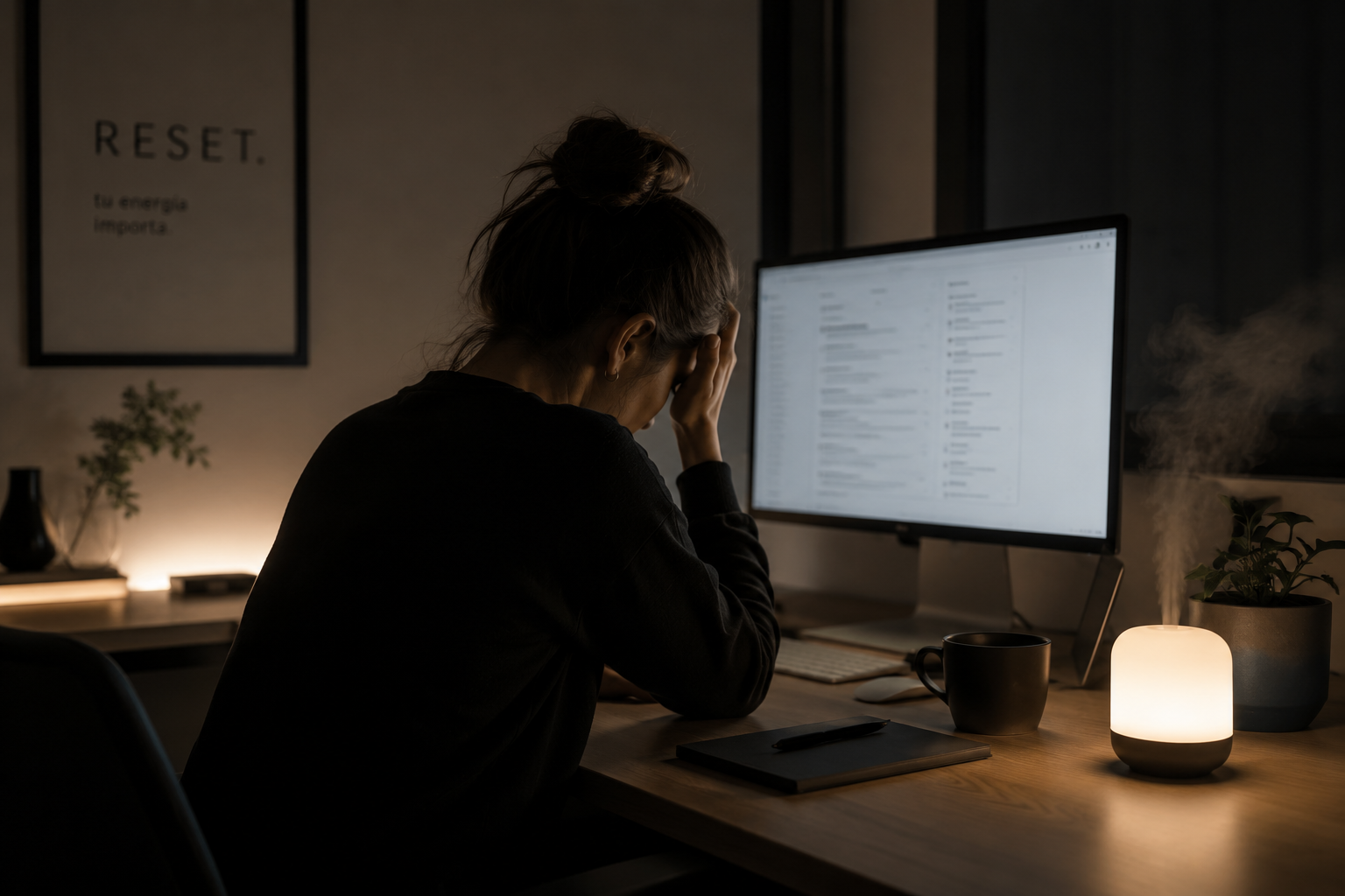 La fatiga mental del trabajo frente a pantallas